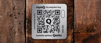 Qerko - QR code at table in restaurant